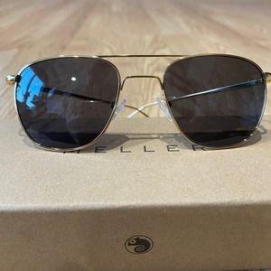 Meller Bamako Gold Carbon Aviator Sunglasses